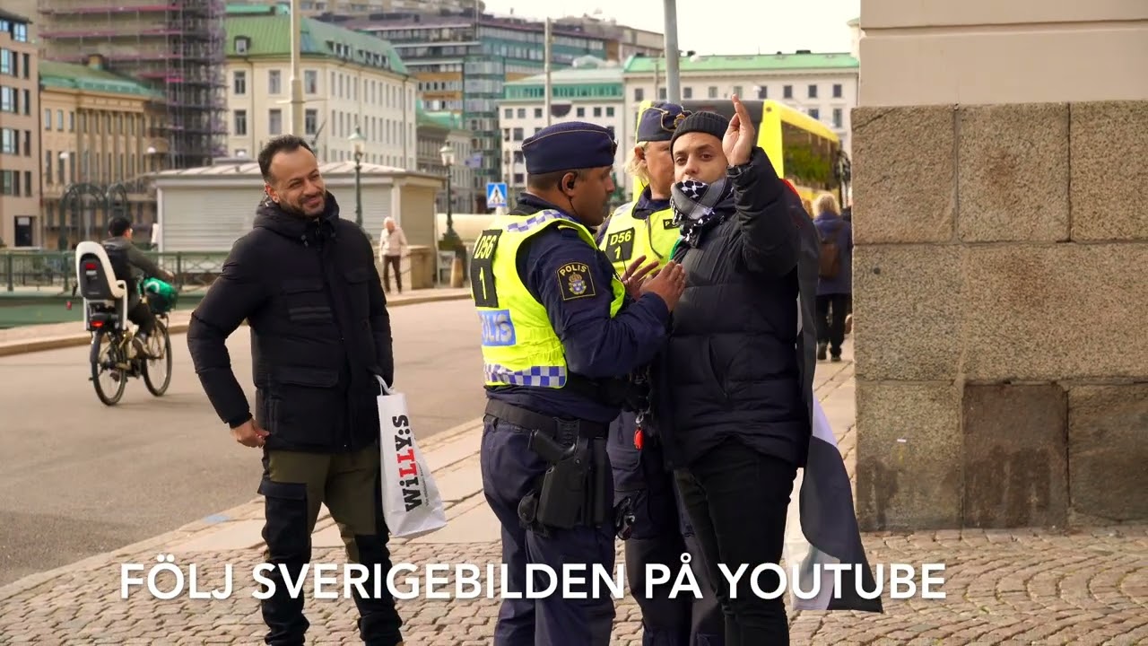 Min n&auml;rvaro provocerade en Palestinier under en Pro-Israelisk manifestation