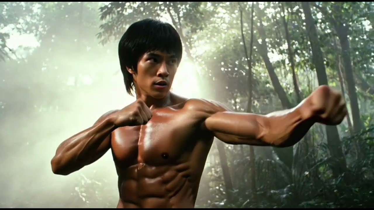Bruce Lee vs Giant Snake – Jungle Fight in Hidden Clothes