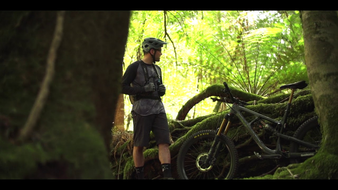 Thomas Vanderham exploring Tasmanian trails!