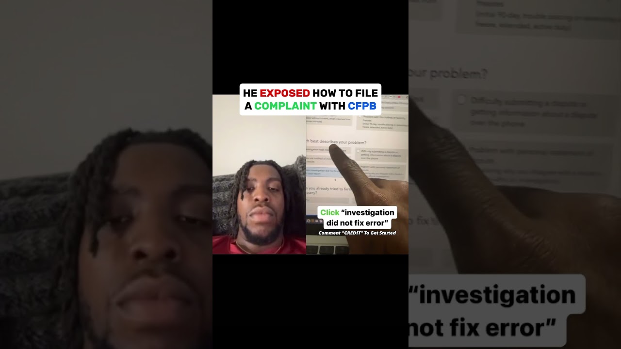 He Exposed How To File A Complaint With CFPB Credit