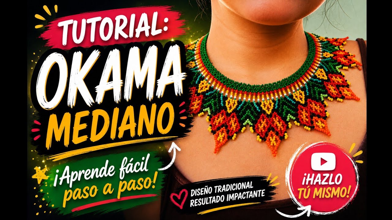 Tutorial: Okama Arlequín 😊 aprende super fácil