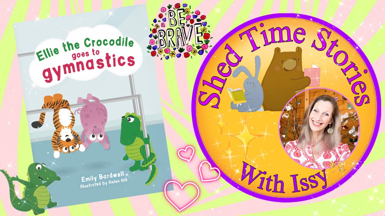 Ellie the crocodile goes to Gymnastics | Shed Time Stories With Issy