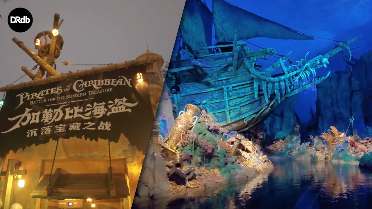 Pirates of the Caribbean: Battle for the Sunken Treasure - Shanghai Disneyland (Onride POV)