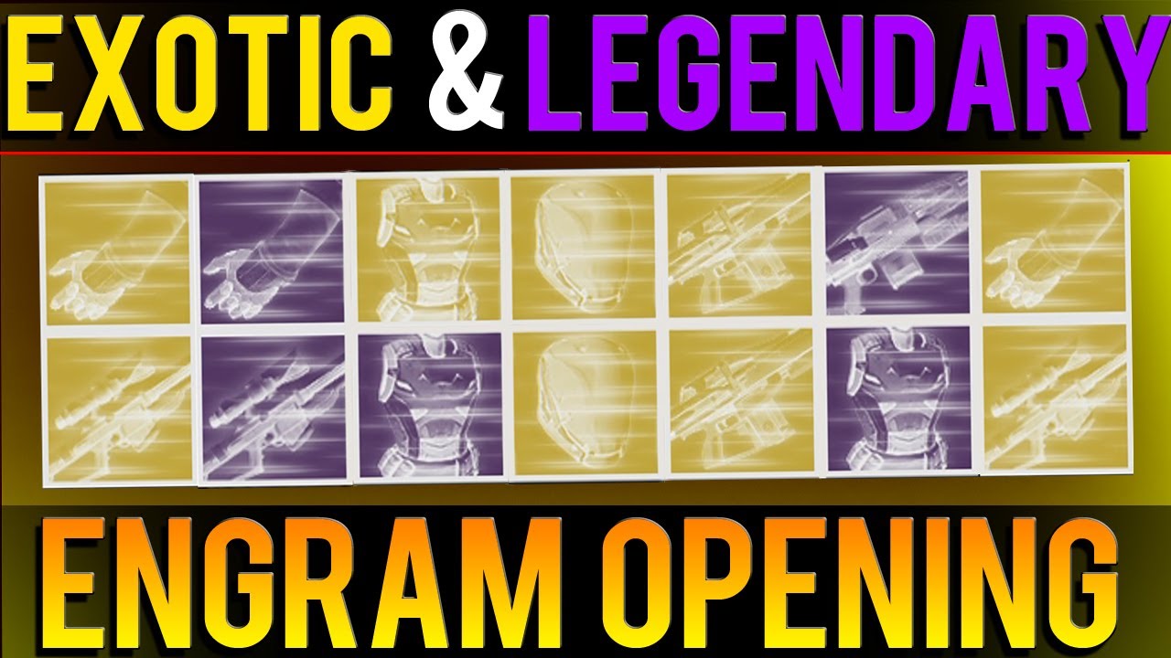 Massive Exotic And Legendary Engram Opening 65+