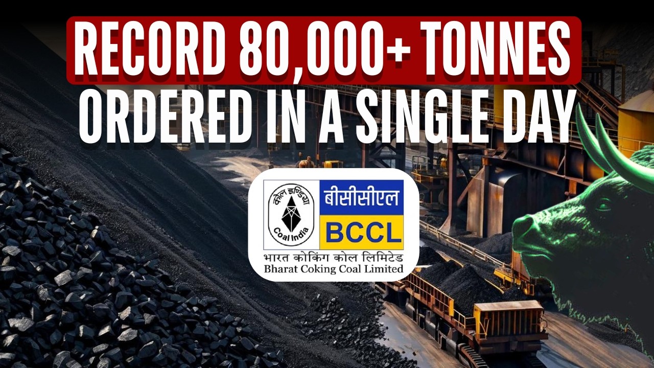 Объемы закупок угля компанией BCCL побили рекорд: объем производства за один день превысил показа...
