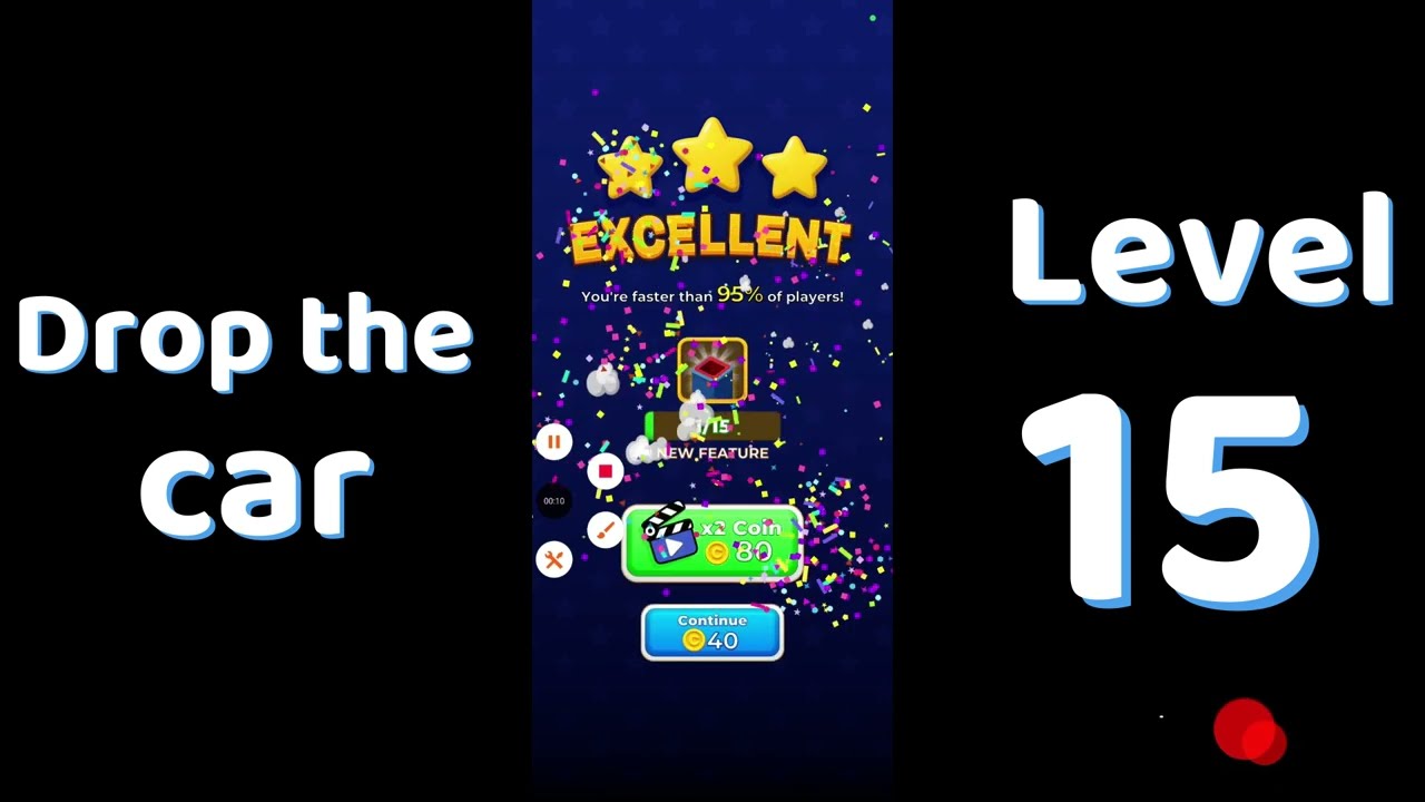 Drop The Car Level 15 🚗 | Color Car Drop Puzzle Gameplay | SolutionGuruji