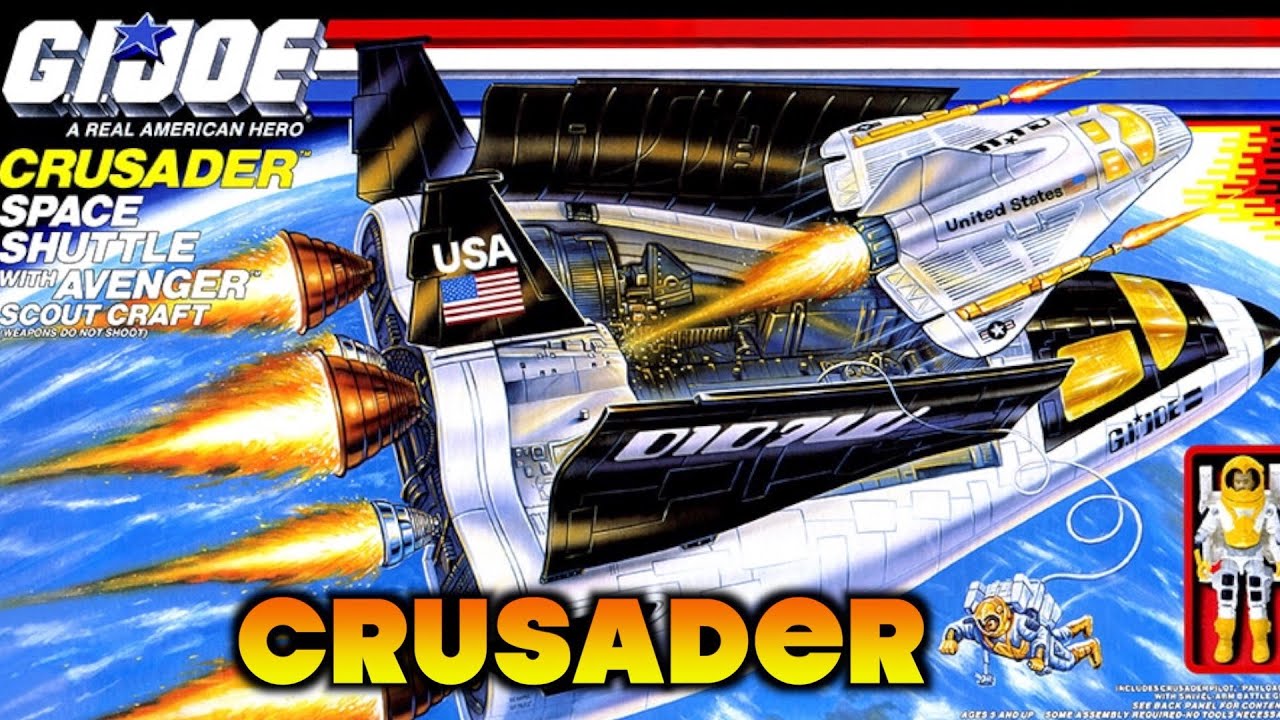 Космический челнок G.I. Joe Crusader с полезной нагрузкой астронавта (1989)
