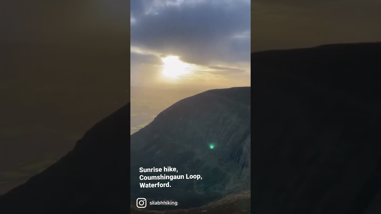 Sunrise Hike, Coumshingaun Loop, Waterford, Ireland. #ireland #coumshingaun #hiking #sunrisehike