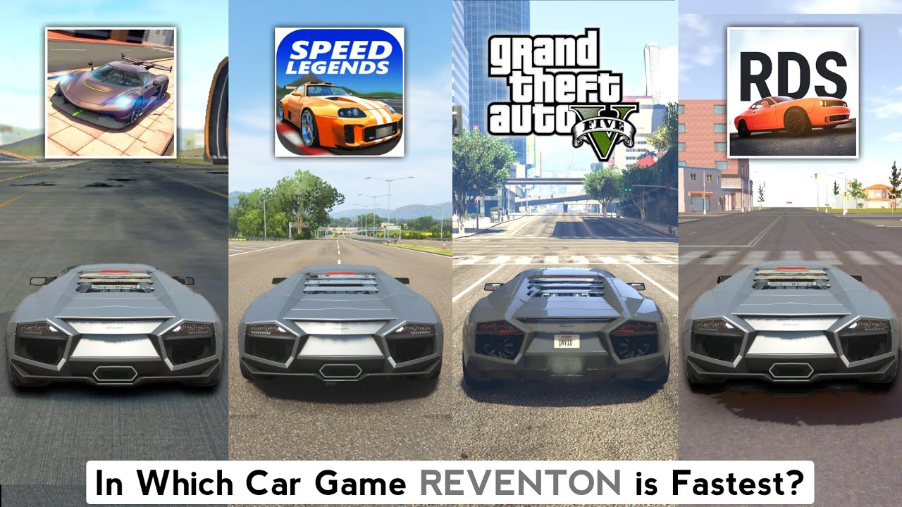 Lamborghini Reventon Top Speed in Extreme Car Racing, Speed Legends, Real Driving School, GTA 5