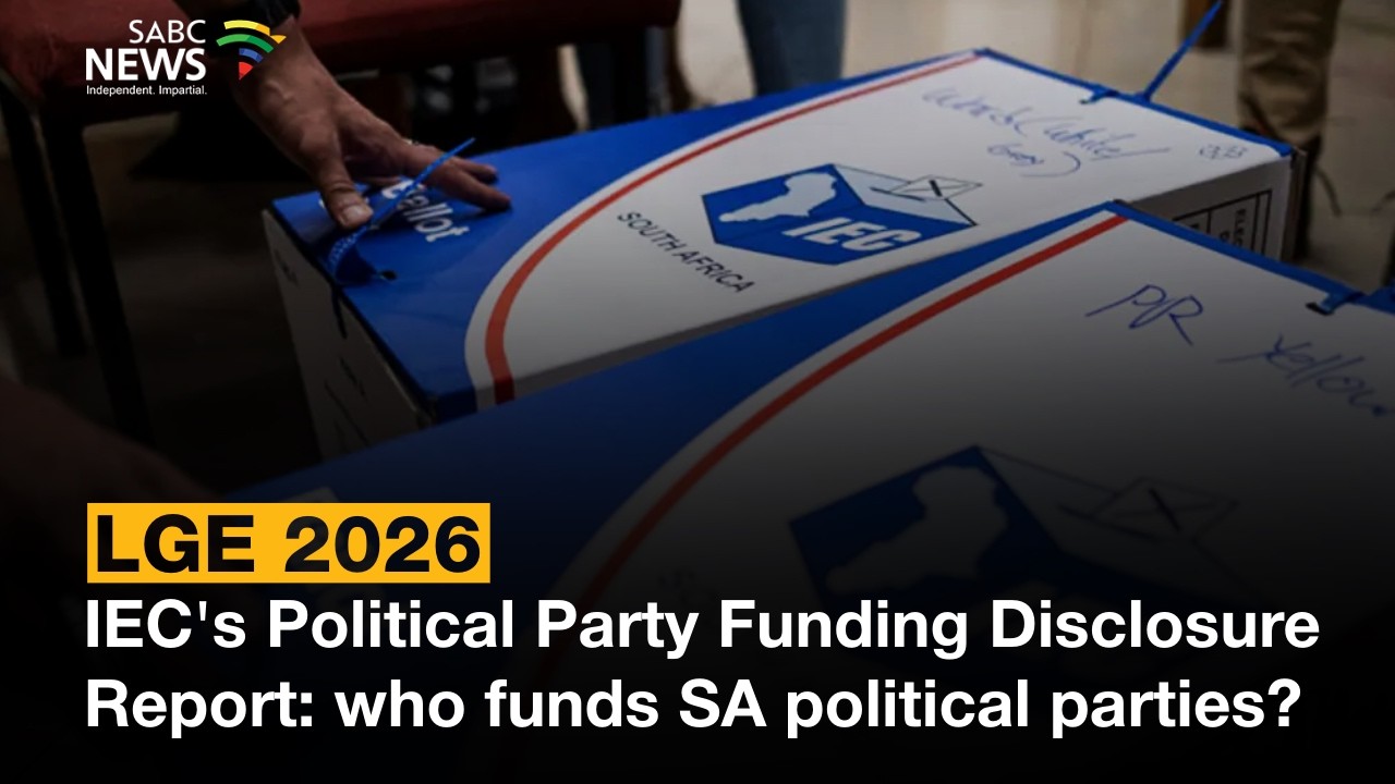 Discussion | IEC's Political Party Funding Disclosure Report: who funds SA political parties?