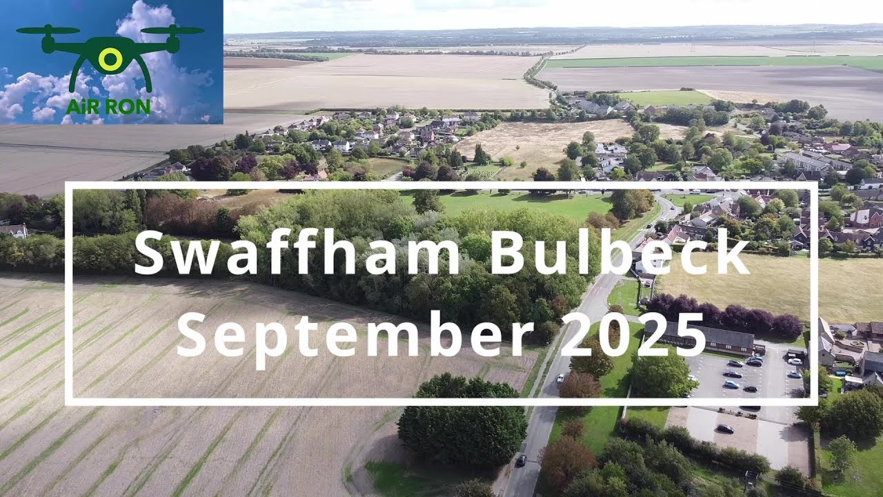 Drone Footage | Autumn 2025 | 360° View of Swaffham Bulbeck from Above the Denny