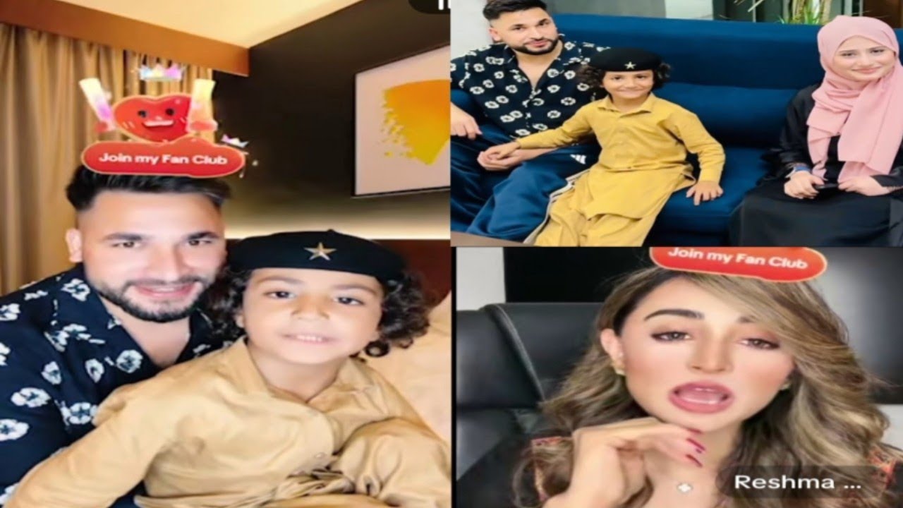 Waliullah very funny tik tok live with Jerry and Reshma 