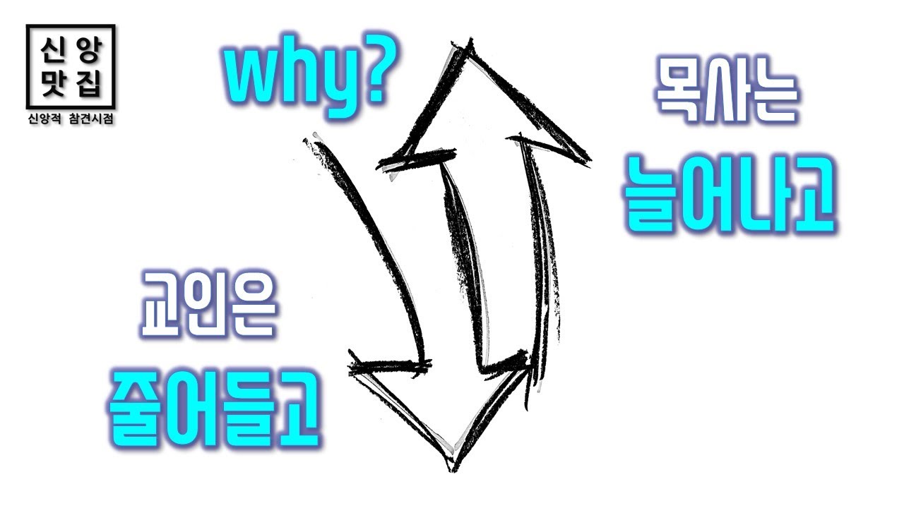 왜? 교인은 줄어들고, 목사는 늘어나고?