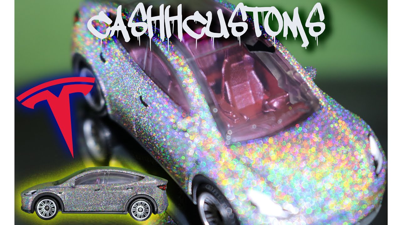 Custom Matchbox: “HOLOGRAPHIC” Tesla Model Y (Time Lapse Custom) 