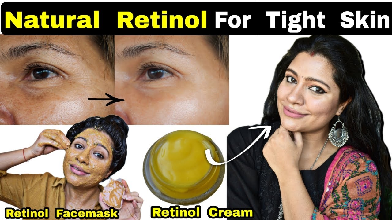 Anti Aging  Natural Retinol Facemask & Cream For Tight, Youthful, Glowing Skin,No Wrinkles,Fine line