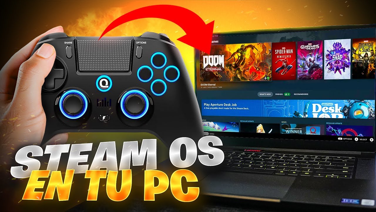 Convierte tu PC en un Steam Deck | Cómo Instalar Bazzite Guía Paso a Paso