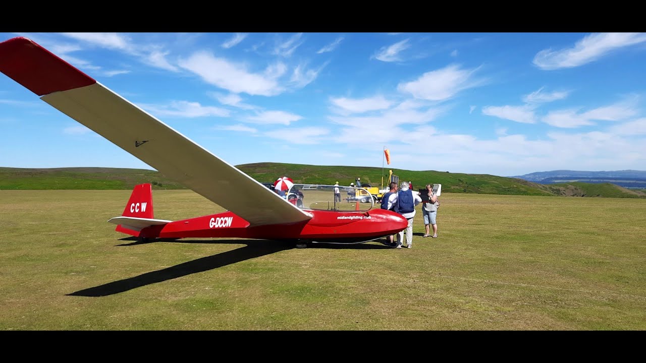 First Flights. Glider flying experience at the Midlands Gliding Club