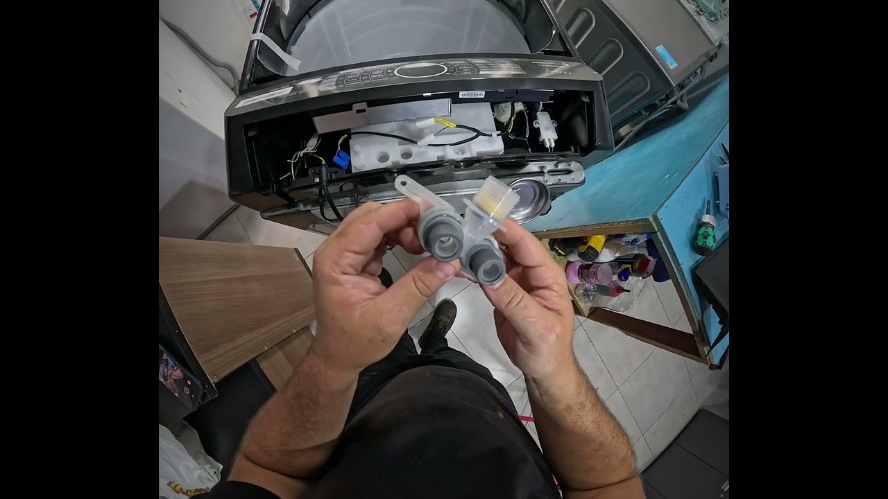 V&aacute;lvula Entrada &Aacute;gua Lavadora Panasonic 17KG - NA-F170P6TA. Jaison PRO Assist&ecirc;ncia T&eacute;cnica Panasonic