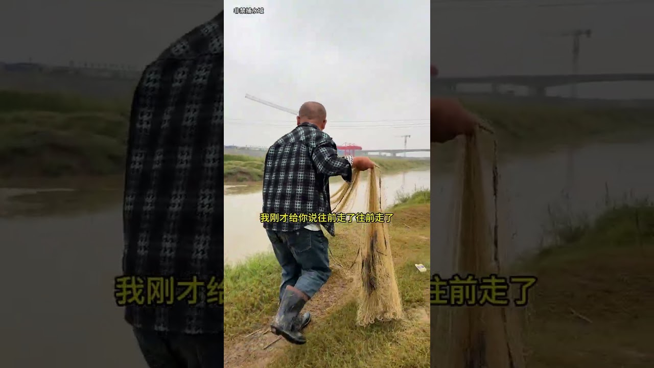 今天运气也不错#户外撒网 #真实户外 #乡村的生活 #捕鱼的快乐