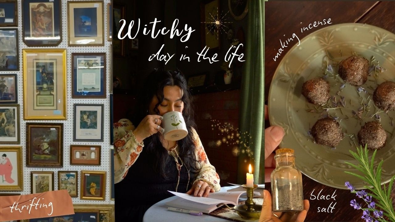 Witchy Day in My Life&nbsp;✨ | Botanical Crafting, Thrifting, Metaphysical Shop Visit (Cozy Witchy&nbsp;Vlog)