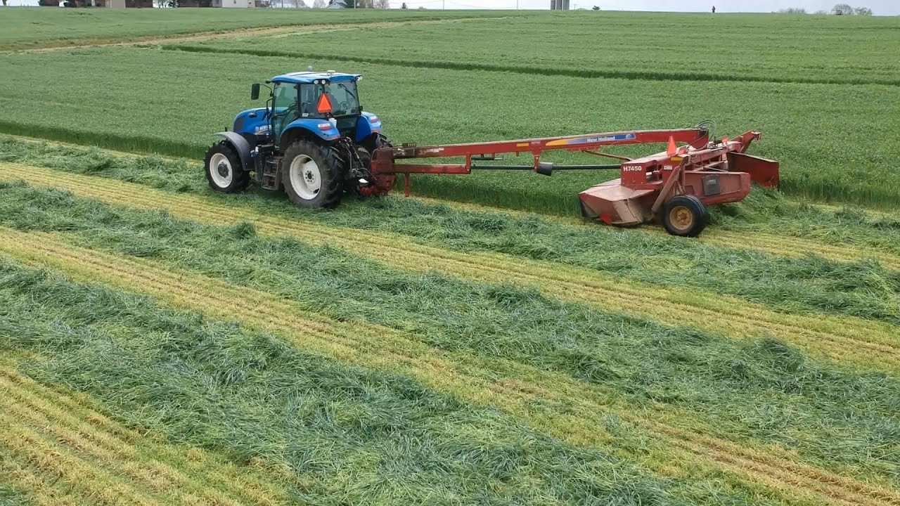 Rye Harvest Pt.1 | Mowing and Crimping