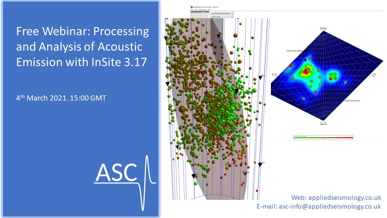 Processing of AE data with InSite 3 17