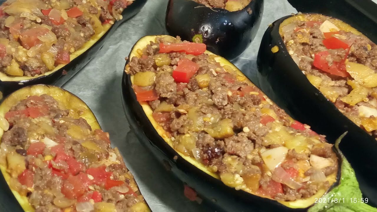 ЭТО САМОЕ ВКУСНОЕ БЛЮДО ИЗ БАКЛАЖАНОВ!!ПРОСТО ПОПРОБУЙТЕ ОДИН РАЗ! Stuffed Eggplant Recipe