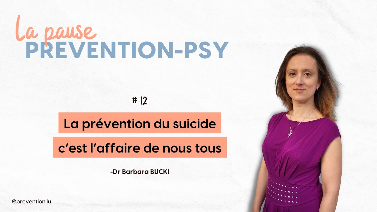#12 la prévention du suicide c'est l'affaire de nous tous