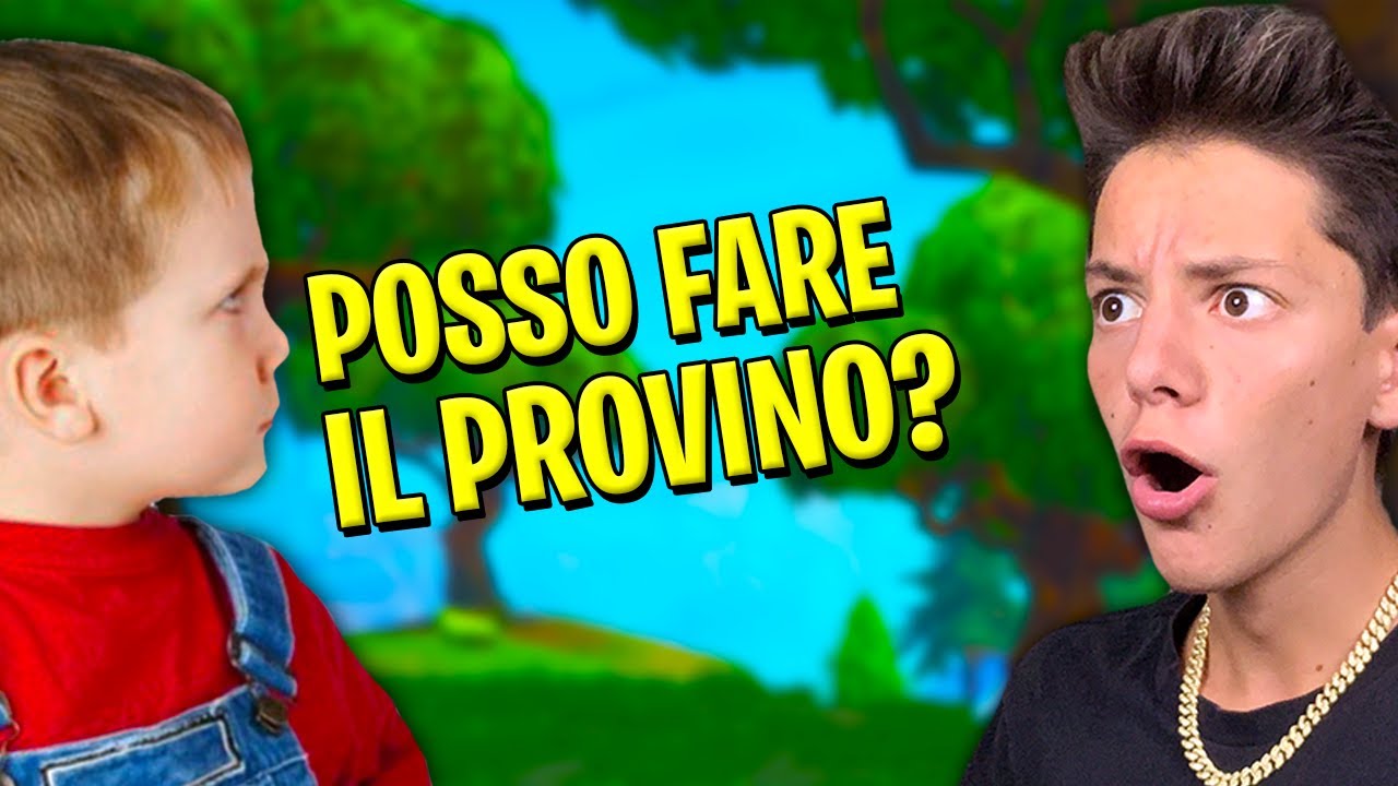 MI FINGO un BIMBO ARROGANTE che VUOLE FARE il PROVINO per il TEAM BLAZE! 😂 Fortnite ITA