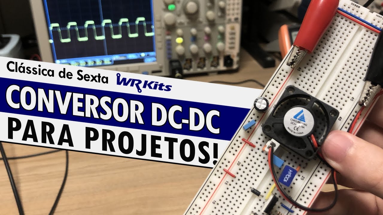 CONVERSOR DC-DC SIMPLES PARA OS SEUS PROJETOS! | Clássica #496