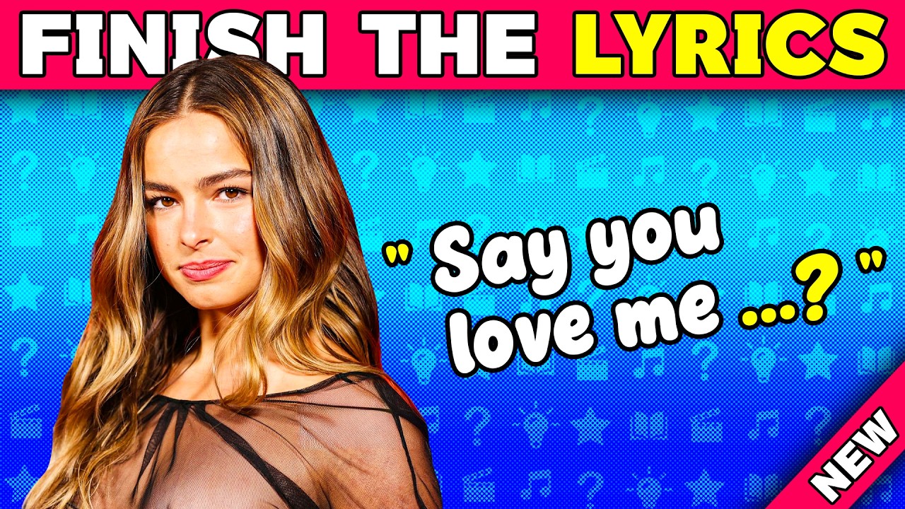 Finish the Lyrics Quiz 🎶 (2026 Spotify Hits) 🎤 How Many Can You Get Right?
