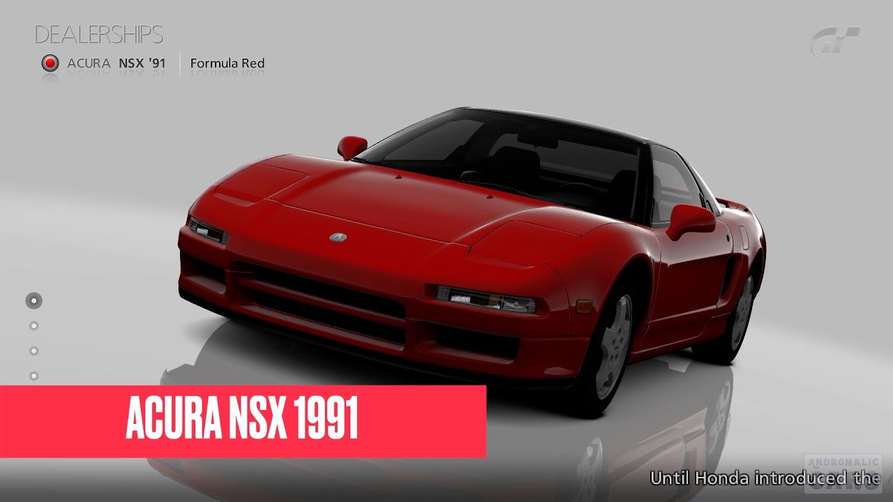 Acura NSX 1991 [Gran Turismo 5] With Documentary Commentary