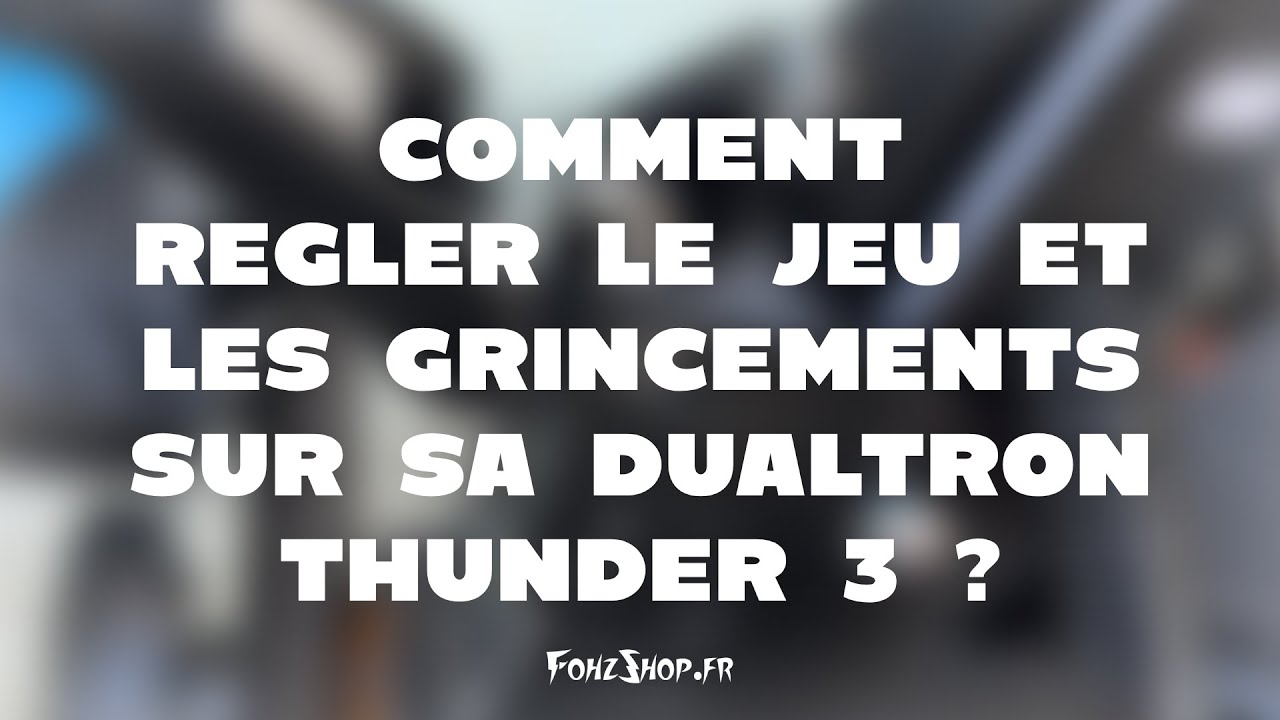 Comment régler le jeu et les grincements sur une Dualtron Thunder 3 ? Tutoriel complet en français