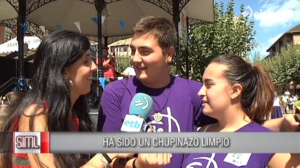 Un flashmob da inicio a las fiesta de Erandio