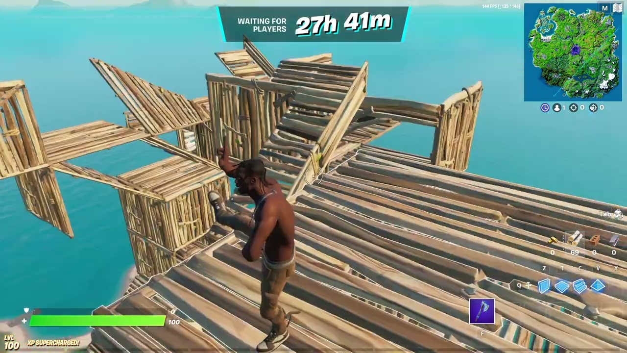 Travis scott and Leviathan axe freebuild fortnite.