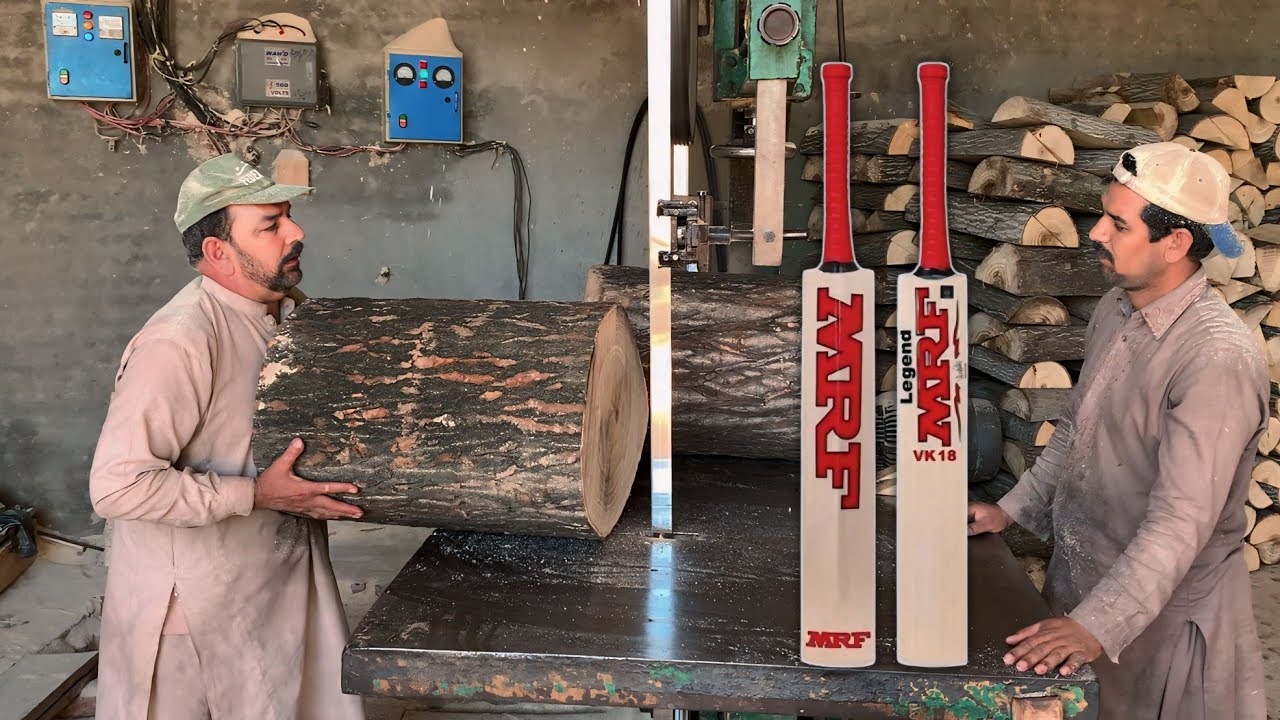 How High Quality Cricket Bats Are Made in Factory | How to Make Bat