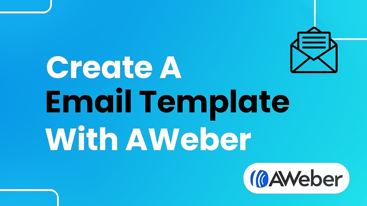 How to Create a Email Template with AWeber (Step-by-Step)