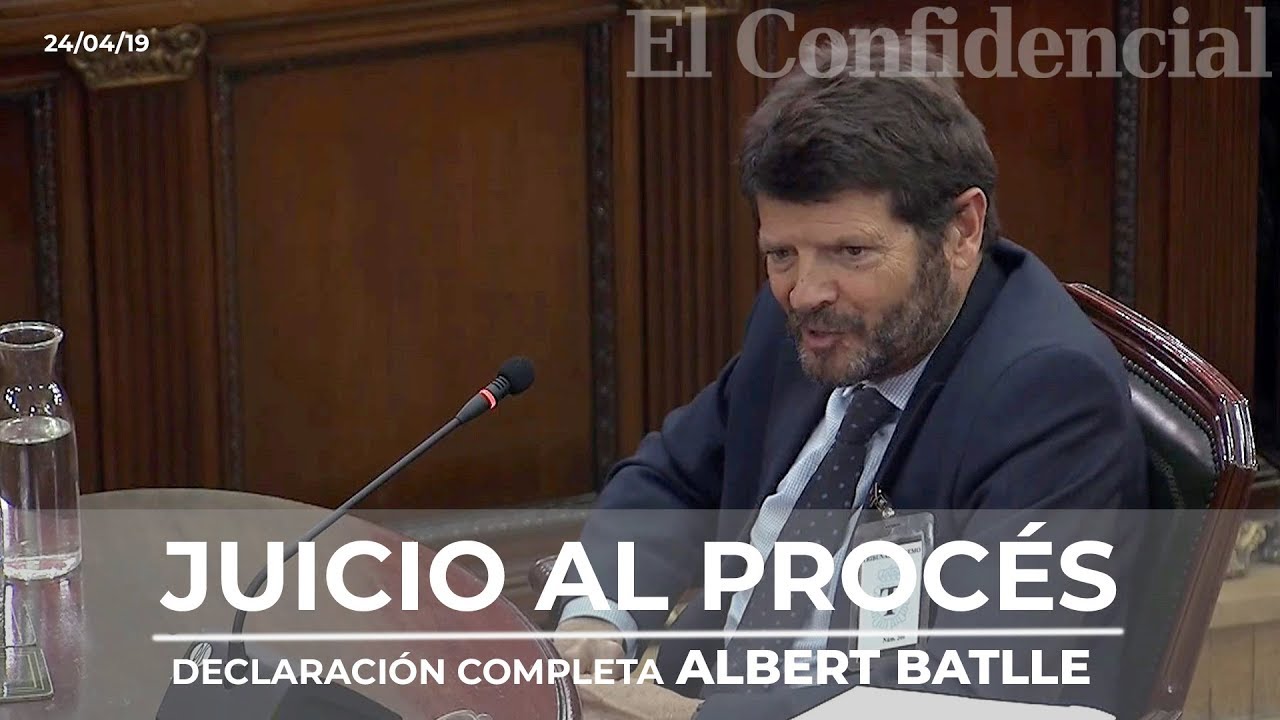 [JUICIO PROCÉS] Declaración completa de Albert Batlle, exdirector de los Mossos d'Esquadra