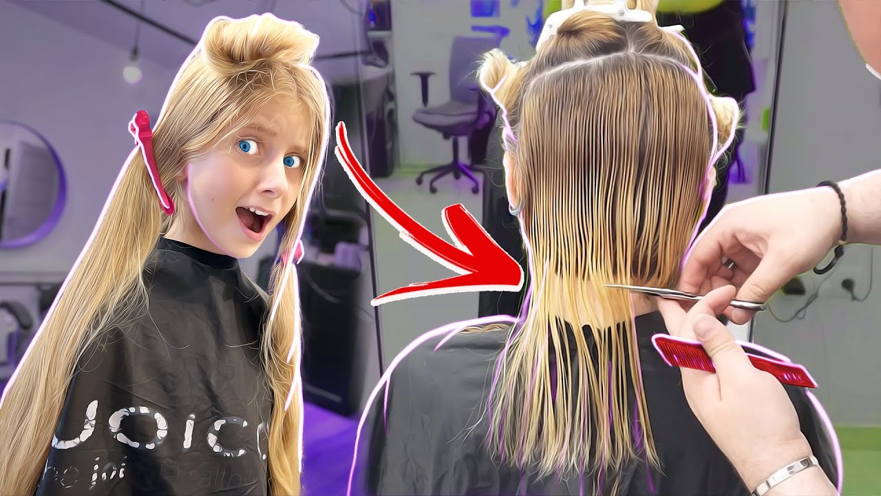 ✂️ MELISSA vrea PĂRUL SCURT 😲 Prima dată la SALON 💇&zwj;♀️