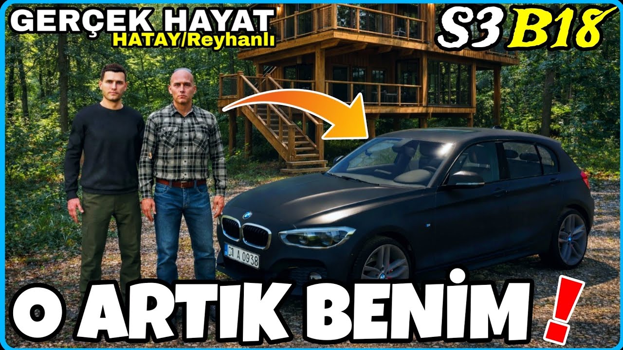 YENİ ARABAM TAMİRDEN ÇIKTI🔸️TAHİR HERKESTEN GİZLEDİĞİ LÜKS AĞAÇ EVİNİ GÖSTERDİ🔸️FS25 GERÇEK HAYAT