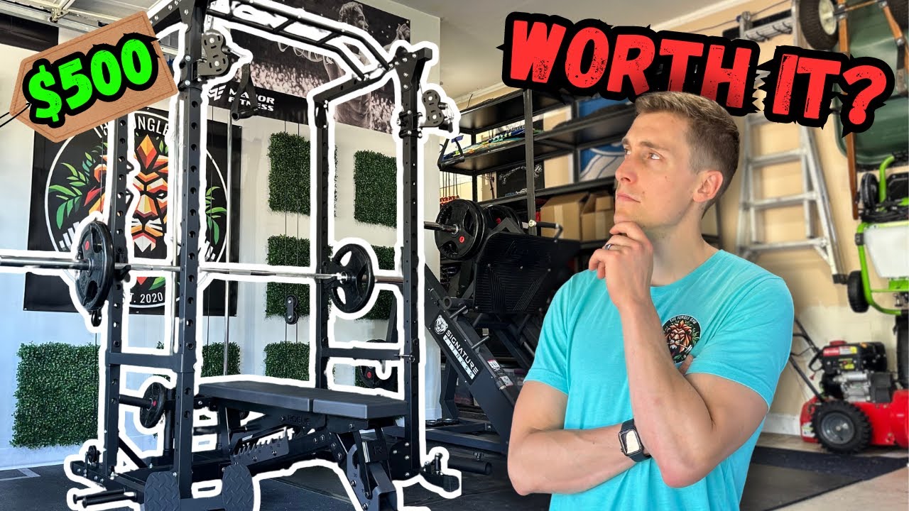 Major Fitness Drone Review: The Cheapest Amazon Power Rack and Functional Trainer...