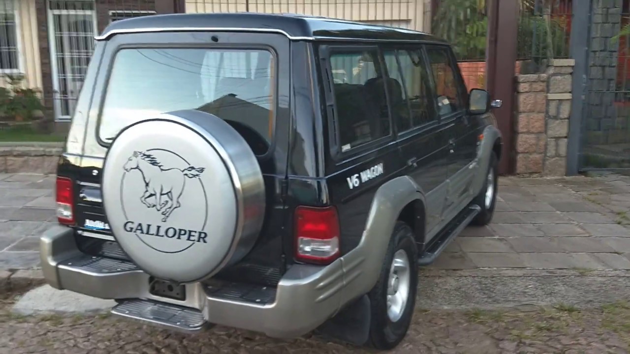 VENDIDO - HYUNDAI GALLOPER EXCEED  4X4 V6 1998 - TOTALMENTE ORIGINAL