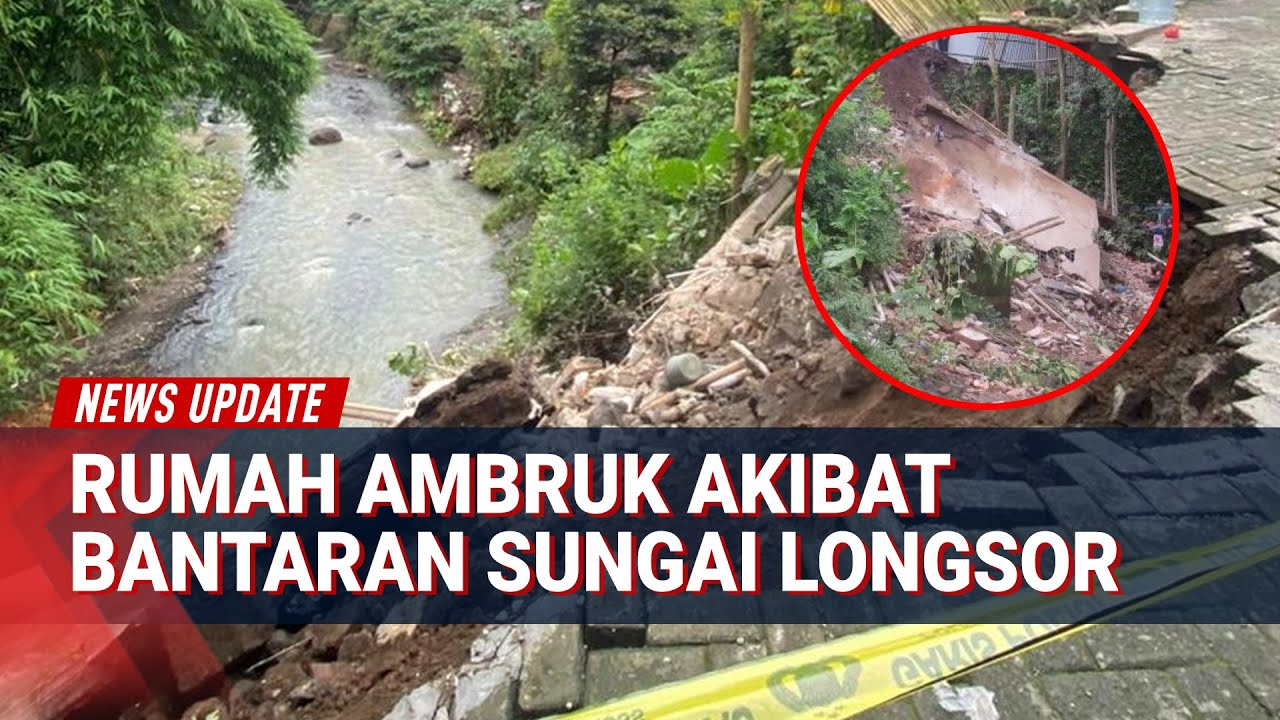 Hujan Deras Sebabkan Longsor, Rumah Warga di Jember Ambruk