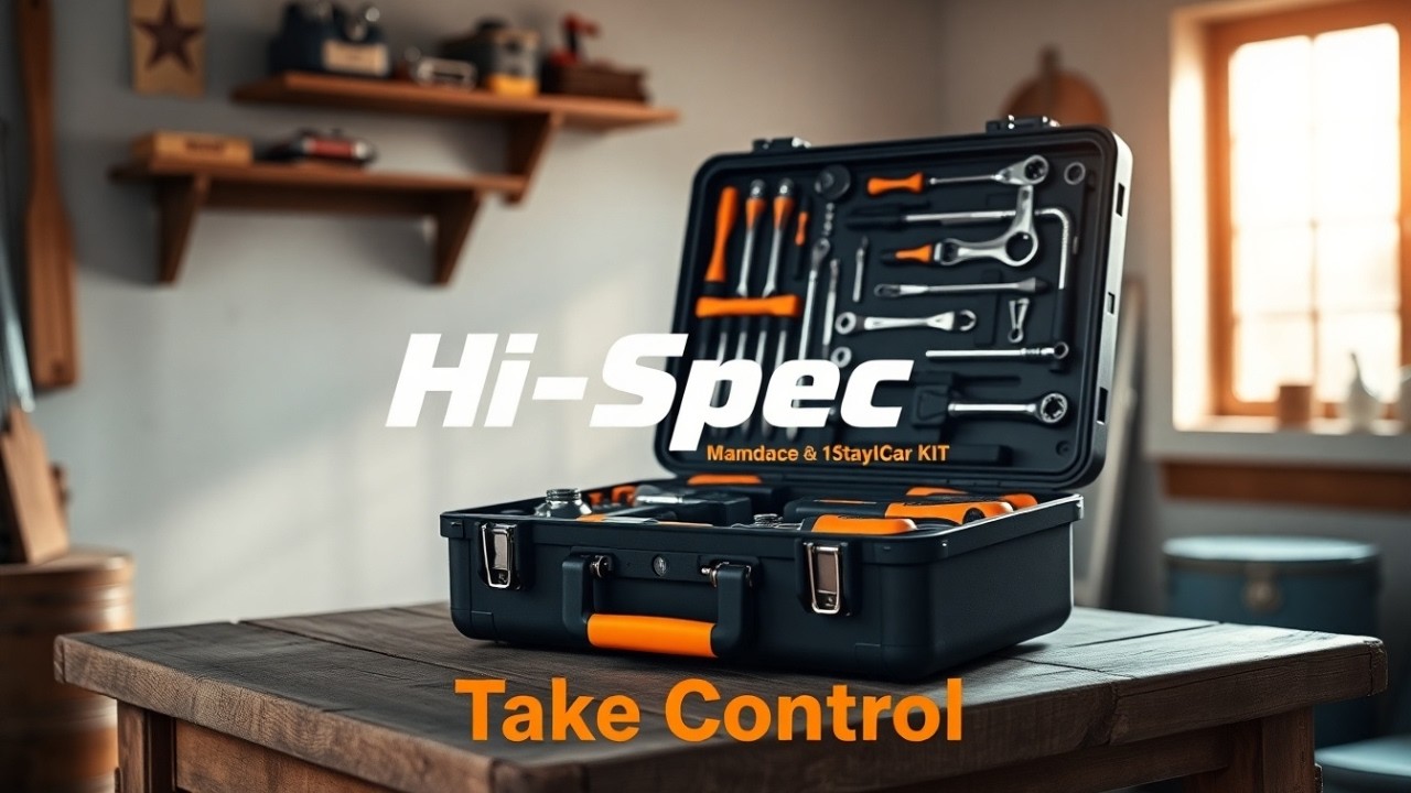 🔧 Découvrez le kit d’outils manuel compact 30 pièces de Hi-Spec !