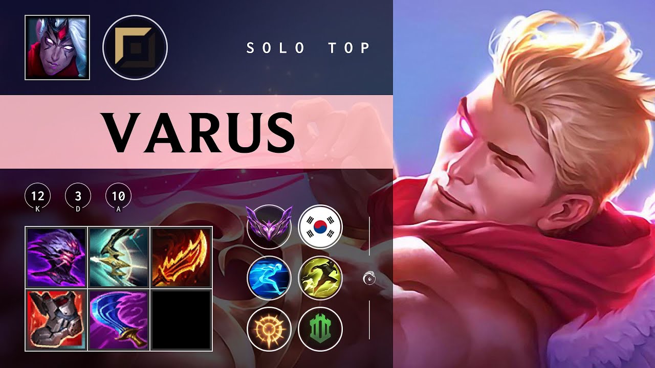 Varus Top vs Urgot - KR Master Patch 25.22