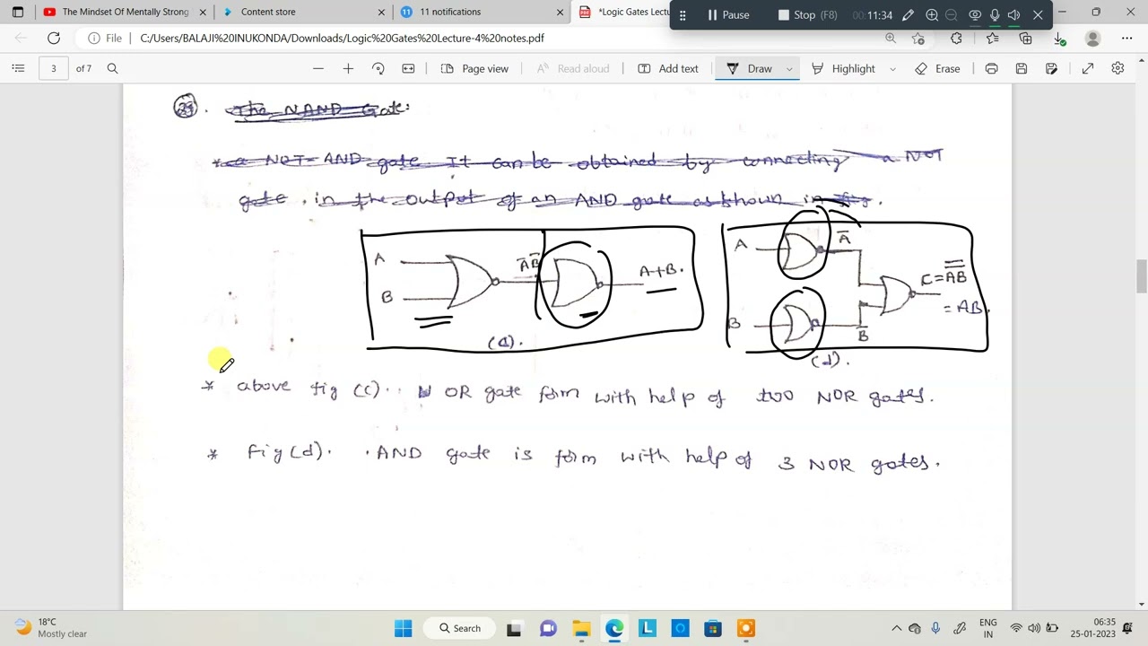UNIT-5//CHAPTER-4//LECTURE 4:-LOGIC GATES (PART-4)