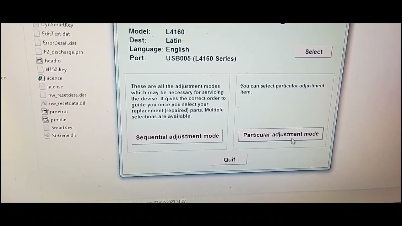 EPSON L4160 ERRO DE ALMOFADA VIDA ÚTIL SOLUÇÃO RESET
