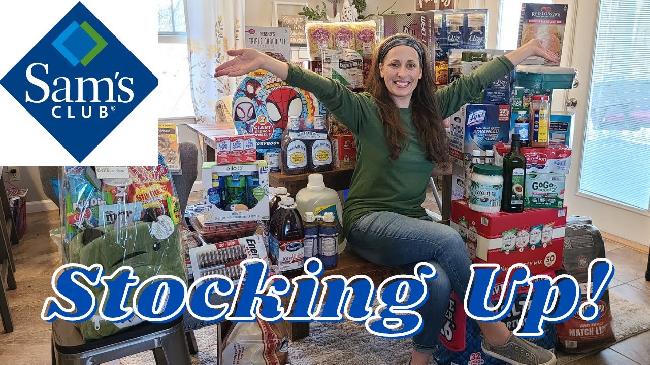 SAM'S Club Grocery HAUL | PREPPER Pantry Stockup | Food SHORTAGES
