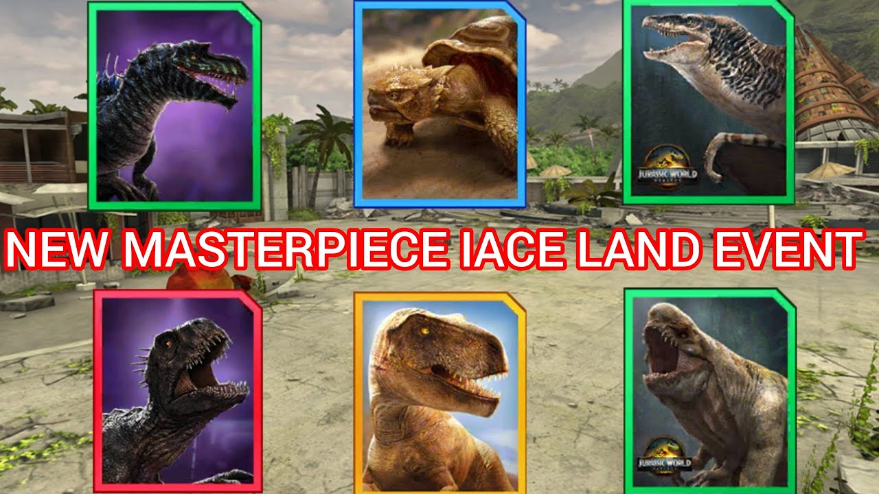 NEW MASTERPIECE IACELAND EVENT/UNIQUE DINOSAUR BIG BATTLES/JURASSIC WORLD ALIVE,V 3.16#video #trend 