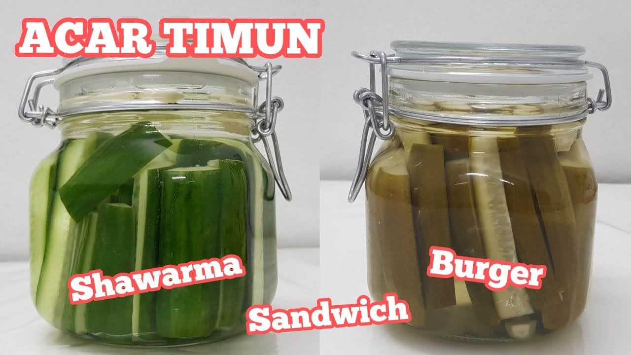 CARA MEMBUAT ACAR TIMUN UNTUK SHAWARMA,BURGER,SANDWICH DAN LAINNYA